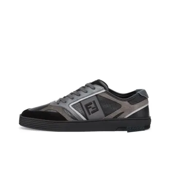 FENDI FF embroidered Lace up Sneakers