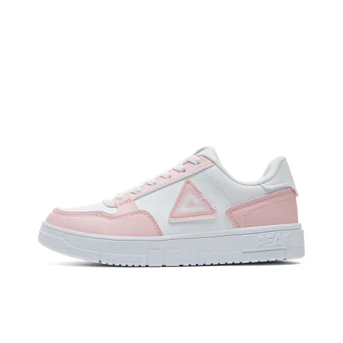 PEAK Skateboard Shoes Women's Low-Top Heaven Pink/Large White