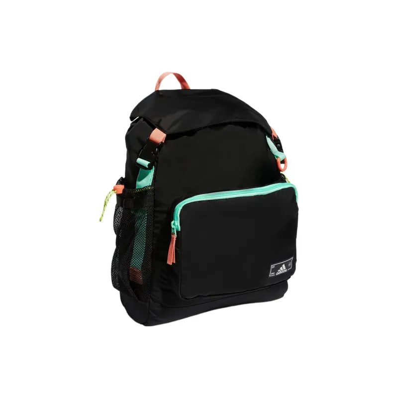 Adidas Saturday Backpack Black/Vivid Mint/Coral-1