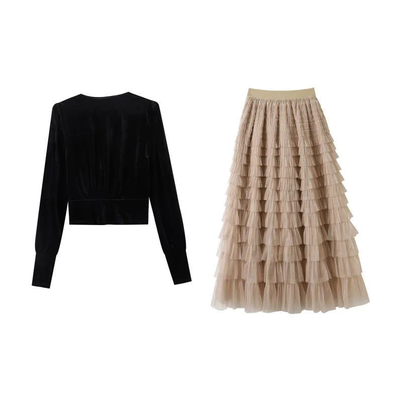 Udon House Two Piece Skirt Sets Women's-1