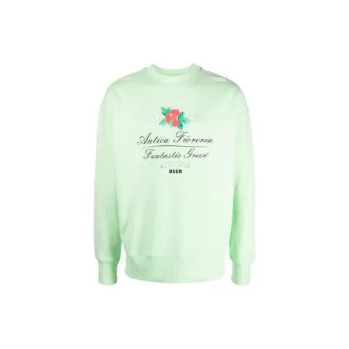 MSGM Sweatshirts Unisex Green