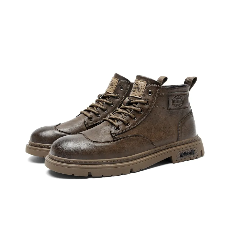 HLA High-Top Casual Shoes Men's-1