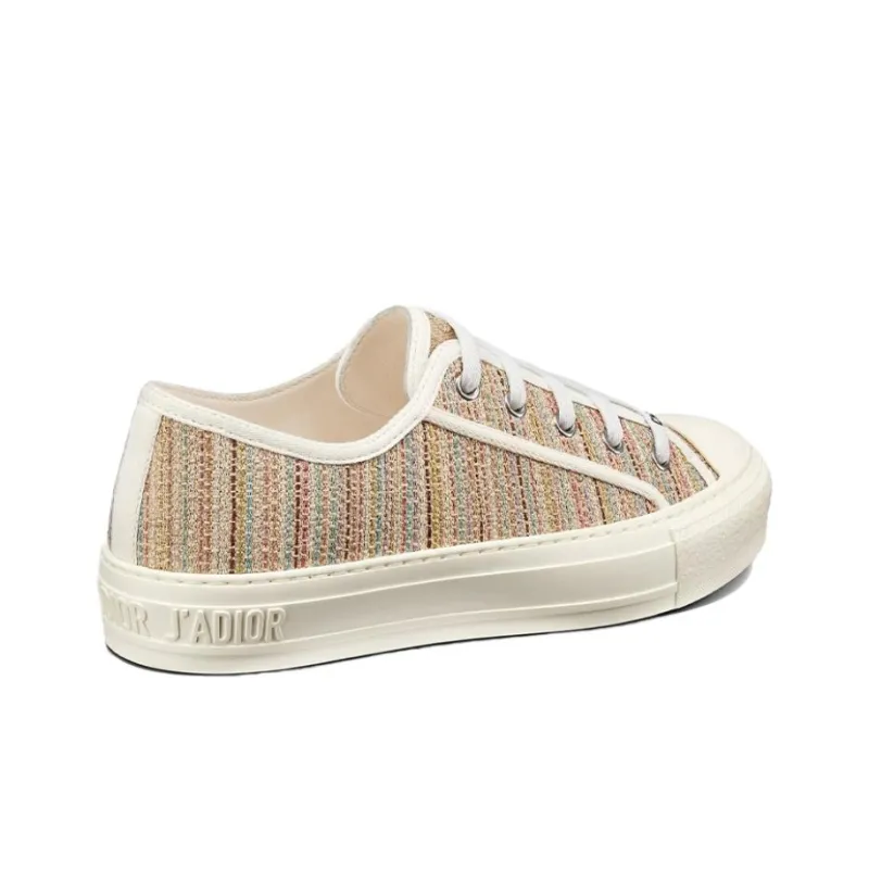 DIOR Walk'n'Dior Low Top Stylish Skateboarding Shoes Women's Light Brown-2