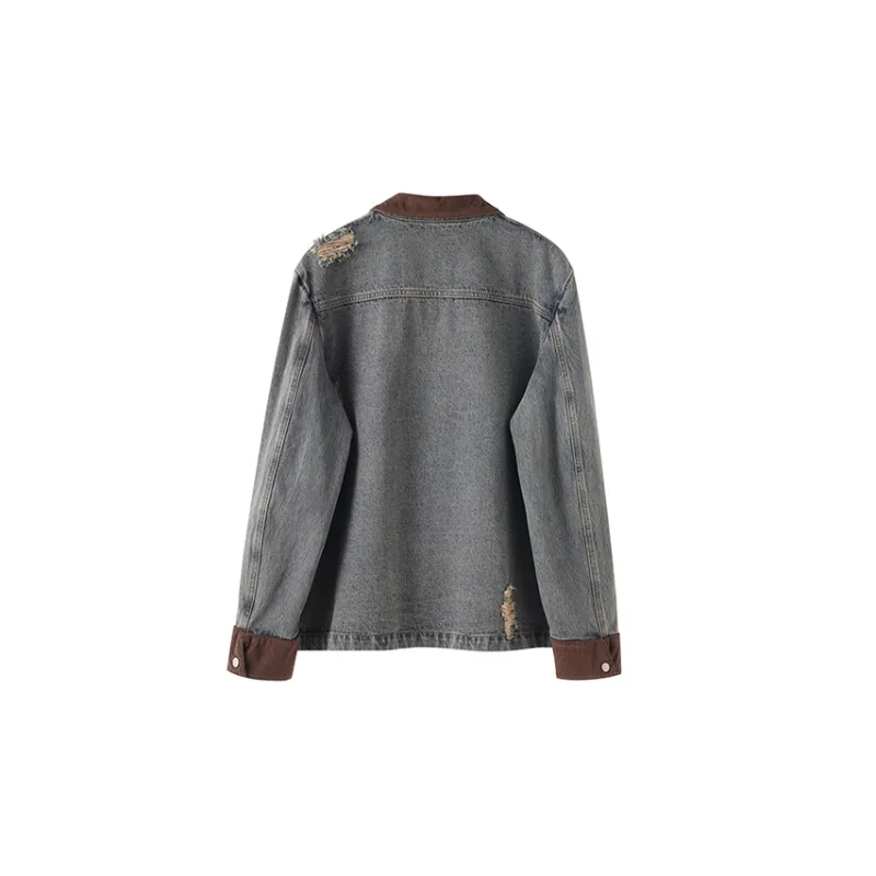 FPMZ Denim Jackets Women's Denim Blue-1