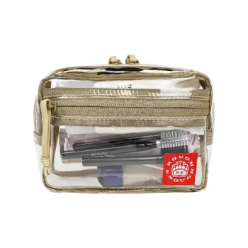 Rough Enough PVC Material Makeup Storage Bag Toiletry Bag Mini Unisex Khaki