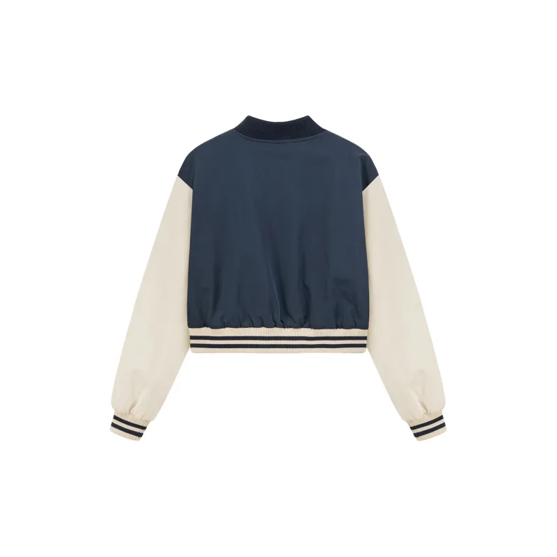 CHUU Puffer Jacket Women's Navy Blue-1