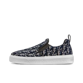 DIOR Solar Slip On Blue Oblique Women's