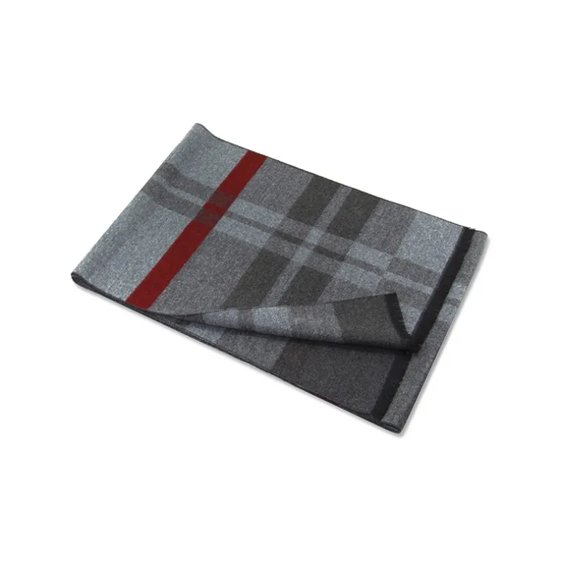 BAGGL Knit Scarves Men's Black, Gray-3