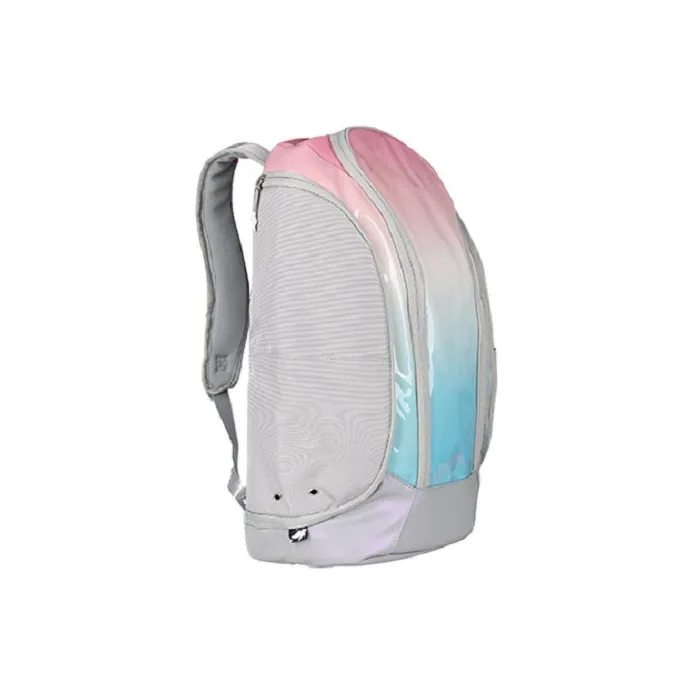 Midian Polyester Basketball Bag Backpack Large Size Unisex Blue Pink-2
