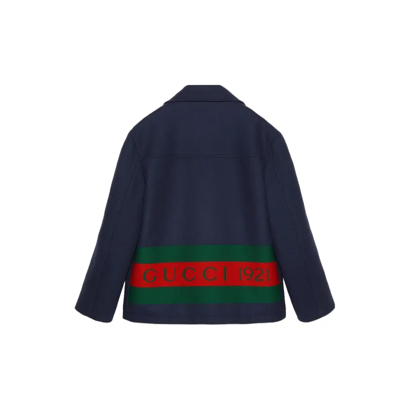 GUCCI Collared Button-Up Coat-1
