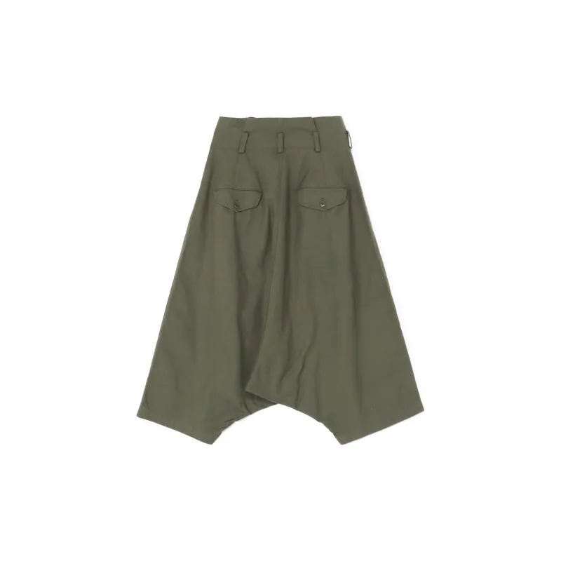 Yohji Yamamoto Casual Pants Unisex Green-1