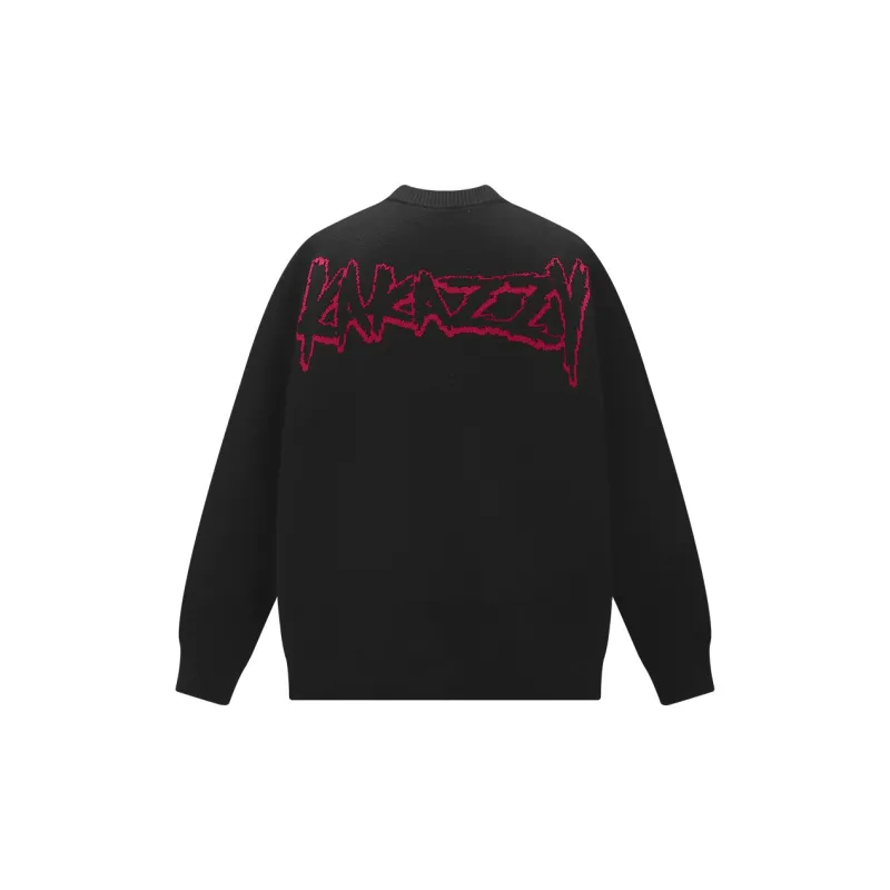 KAKAZZY Sweaters Unisex Black-1