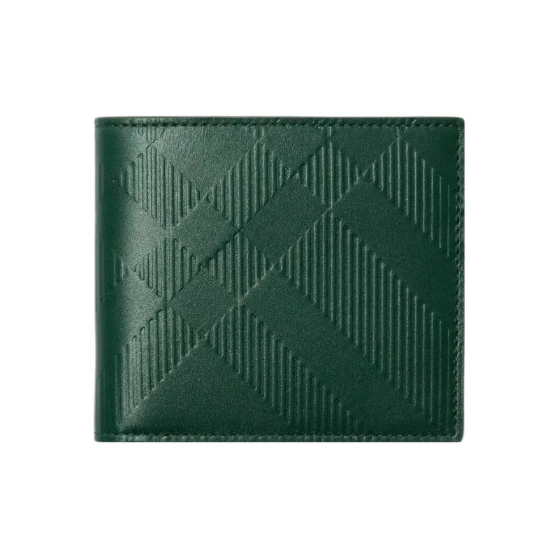 Burberry Calfskin Wallet Men's Vine Green-0