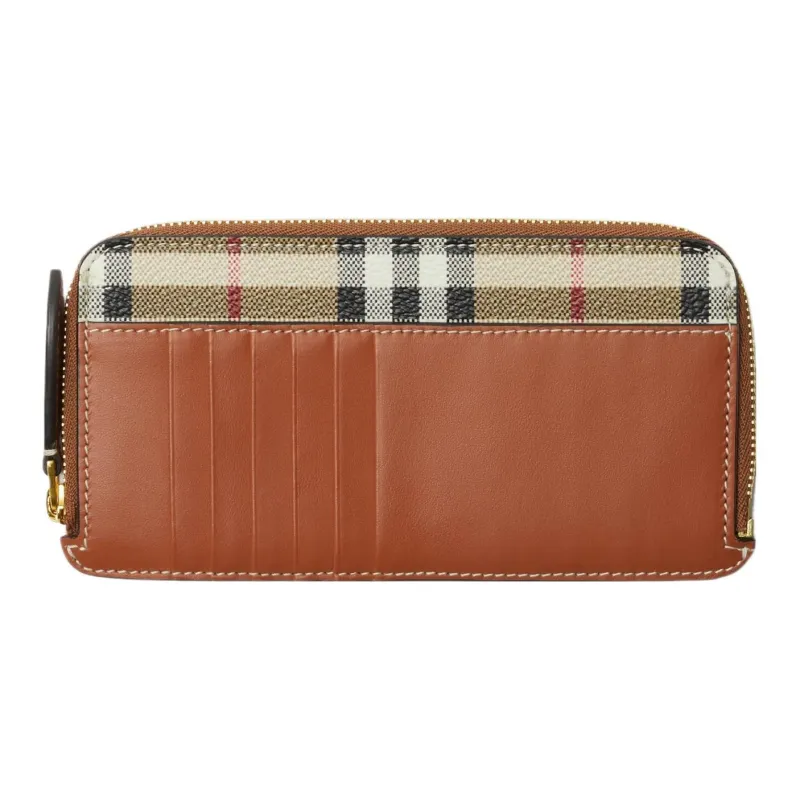 Burberry Polyurethane Card Holder Regular Women's Archive Beige-1