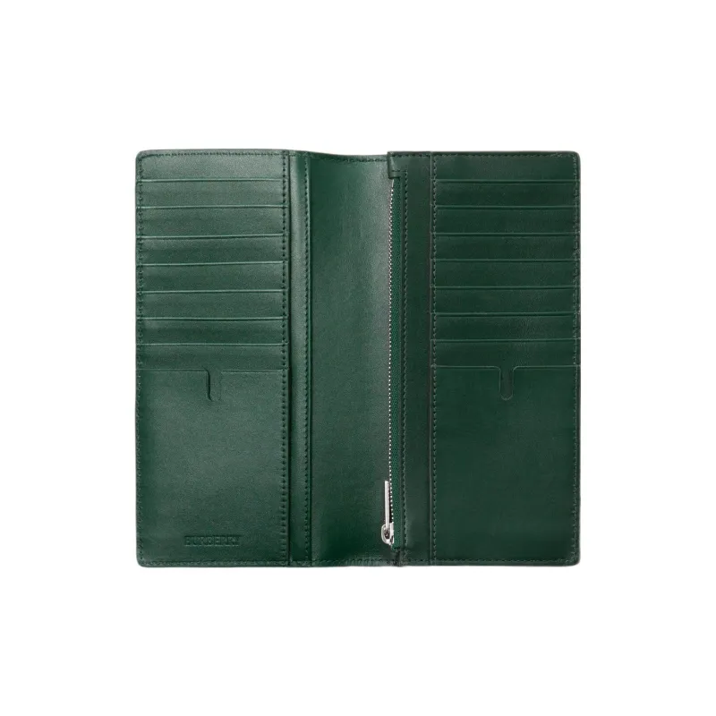 Burberry Calfskin Wallet Men's Vine Green-2