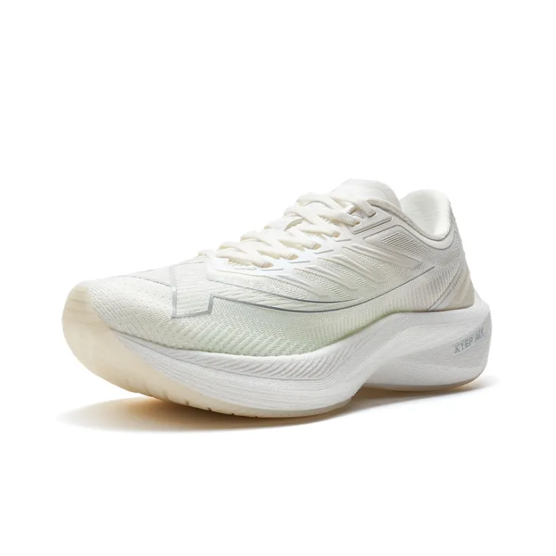 XTEP Integrated Molding Generation 1 Cushioning Wear Resistant Low Top Running Shoes Women's Sail White-1