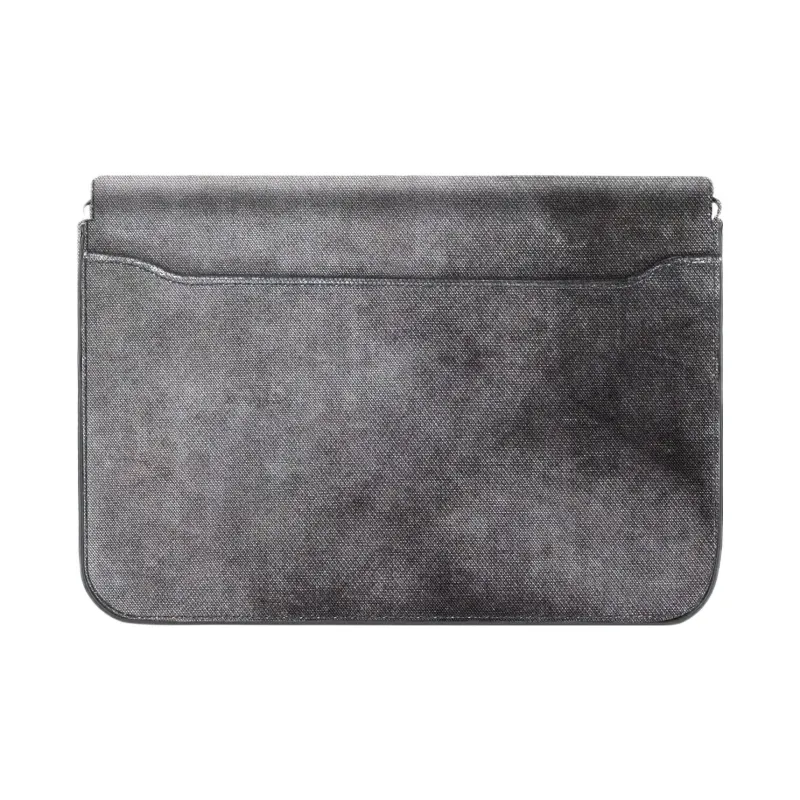 Givenchy Denim Shoulder Bag Crossbody Bag Medium Size Women's Dark Gray-3