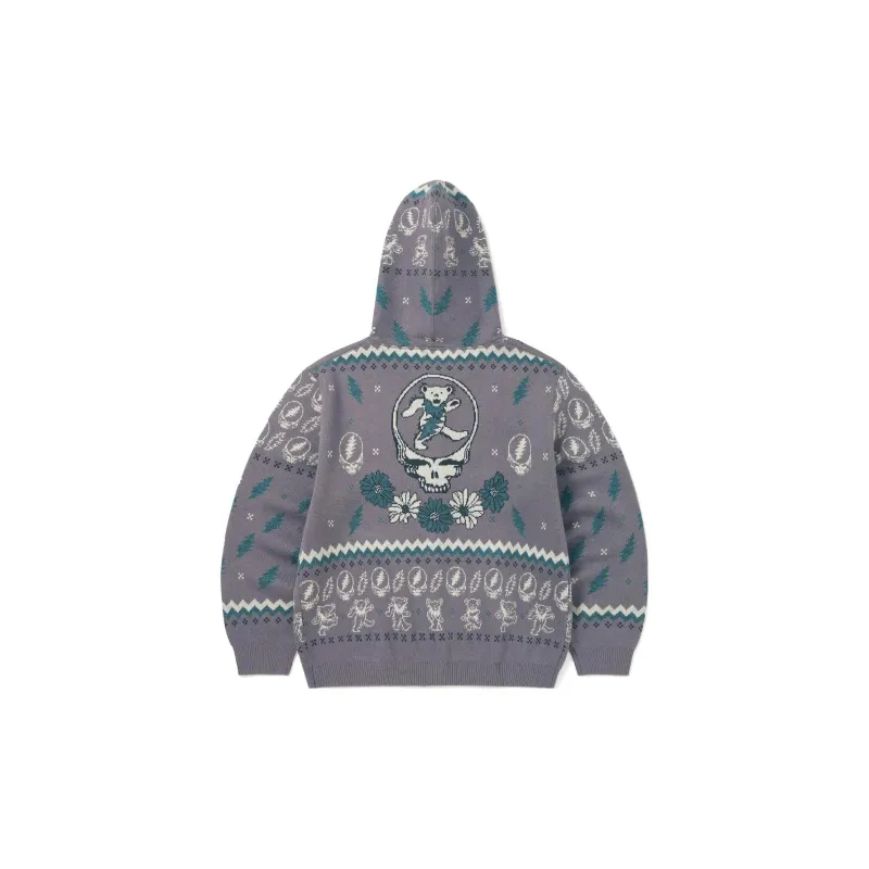 Thisisneverthat X Grateful Dead Iconography Knit Zip Hoodie-1