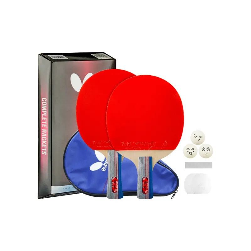Butterfly Ping Pong Paddles Unisex Pure Wood Black Red-15