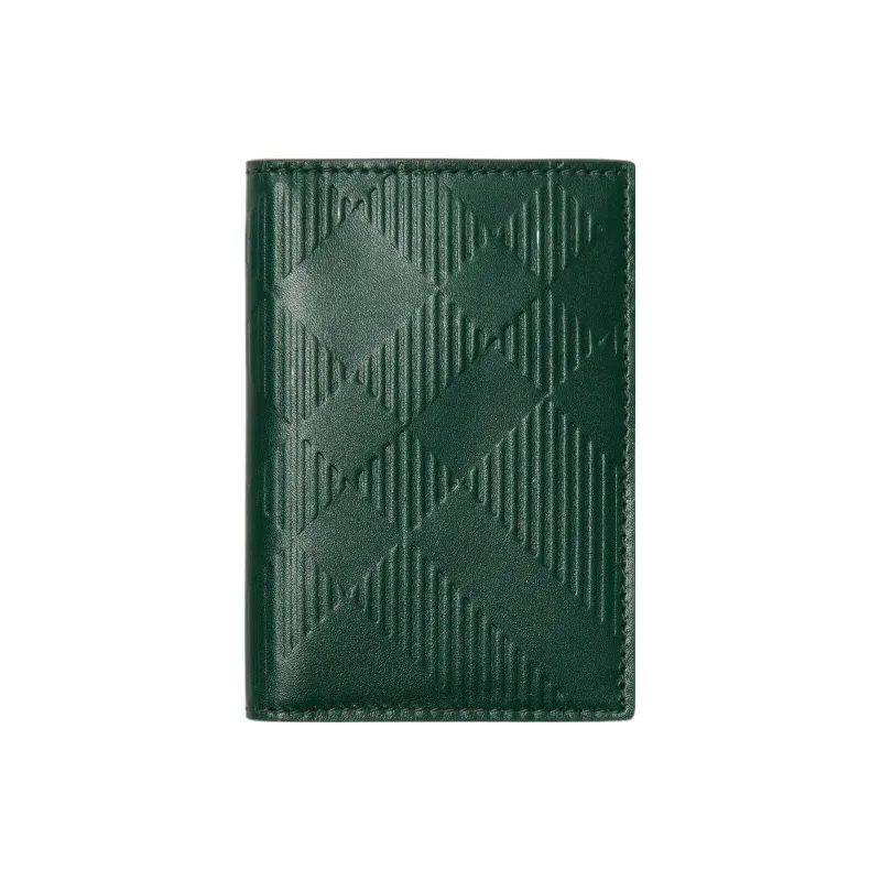 Burberry Calfskin Card Holder Men's Vine Green-0