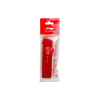 LiNing Badminton Grip Tape Red PU Thin 1 Pack