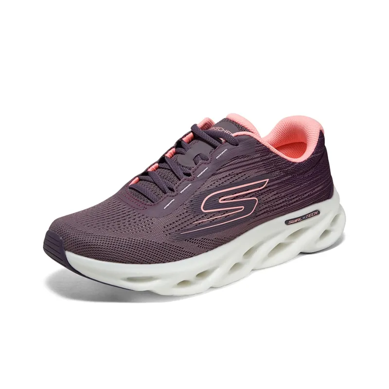 Skechers Go Run Speed Durable Breathable Low-Top Running Shoes Women's Deep Plum Red-2