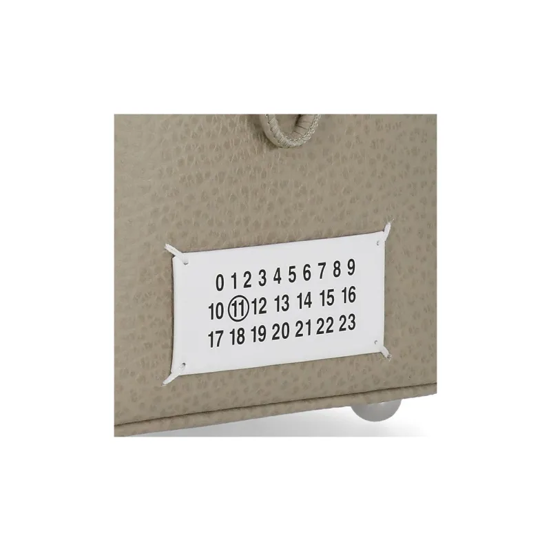 Maison Margiela 5AC Number Patch Drawstring Bucket Bag-3