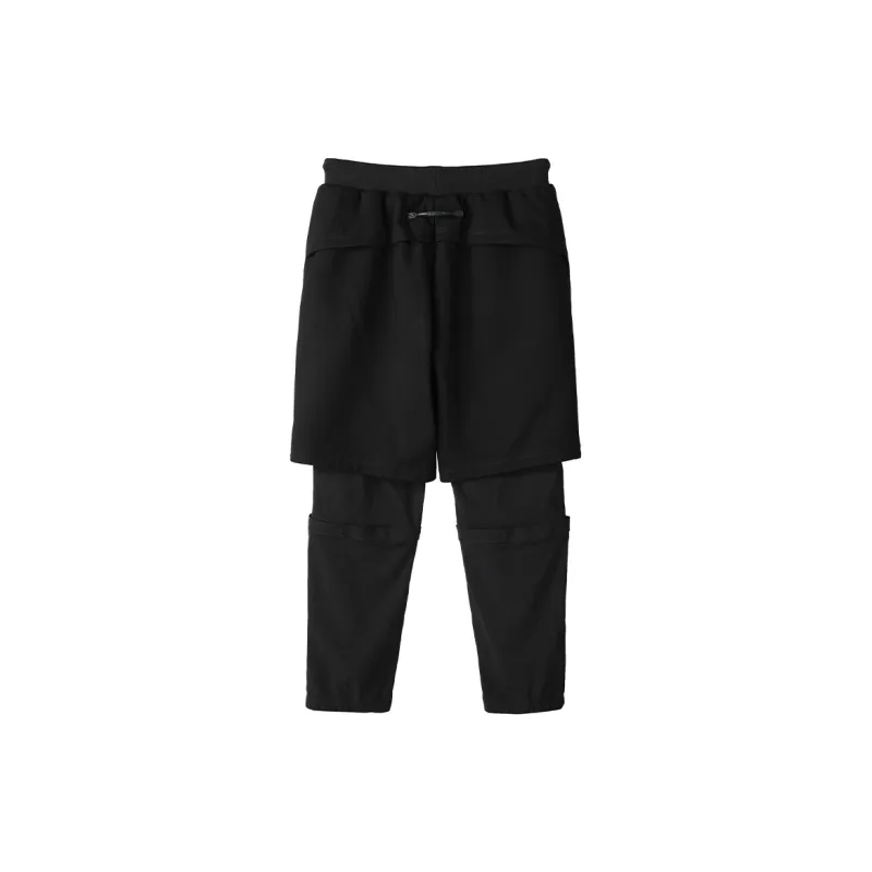 NORVINCY Western Sports & Fitness Knitted Fabric Casual Pants Unisex-1