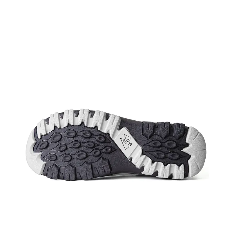 Slider Earth Series Hiking / Trekking Shoes Unisex Low Top Mountain Gray-4