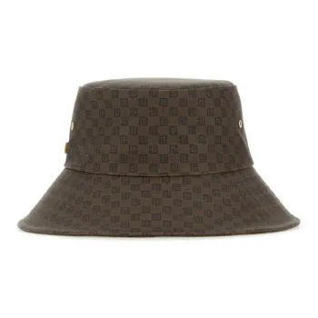 BALMAIN Cotton Bucket Hats Women's Brown