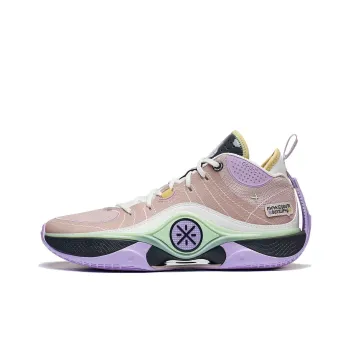 LiNing Wade Shadow 5 Cushioned Slip Resistant Low Top Basketball Shoes Men's Umber White