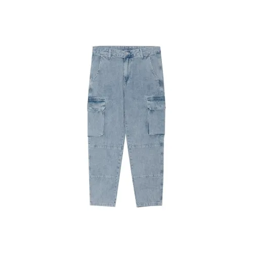 EHE Jeans Men Denim Light Blue