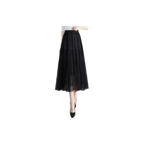 TOUCH Casual Long Skirts Women's Black