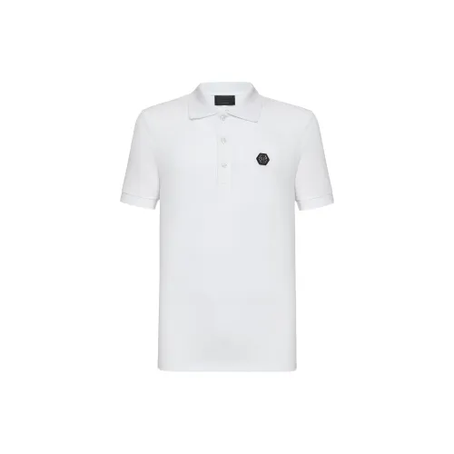 PHILIPP PLEIN Polo Shirts Men White