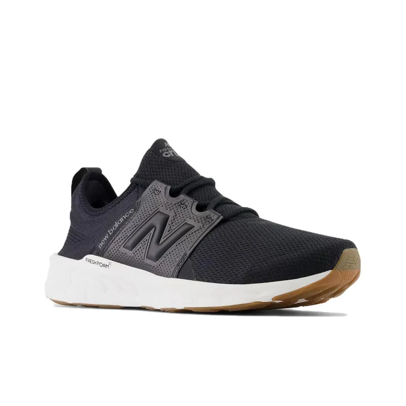 New Balance Fresh Foam X Cruz V3 Black Blacktop Gum-2