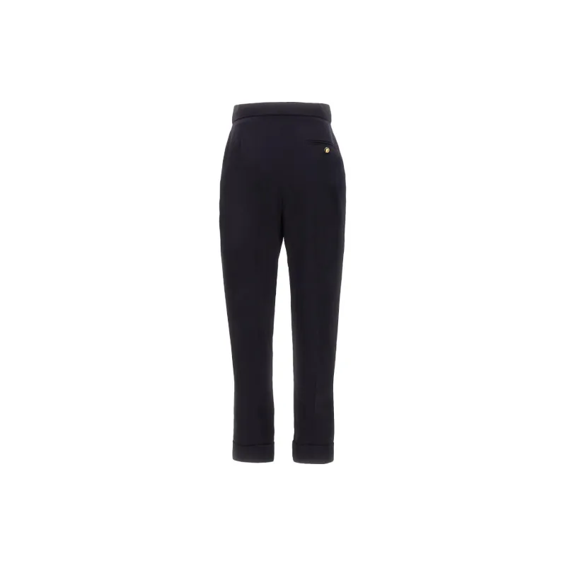 Alexander McQueen High Waist Cropped Trousers-1