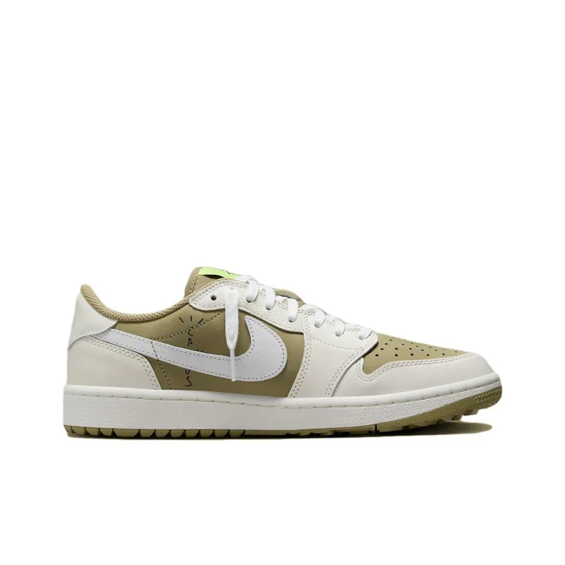 JORDAN 1 Retro Low Golf Travis Scott Neutral Olive-1