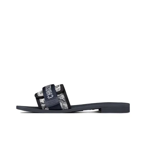 DIOR DIORevolution Slide Slippers Women's Dark Blue