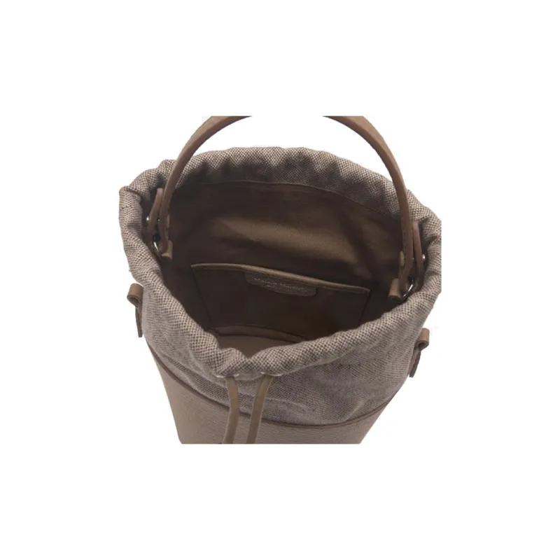 Maison Margiela 5AC Cow Leather Bucket Bag, Handbag, Shoulder Bag Trumpets Women's Brown-3