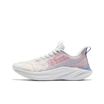 Erke Low Top Running Shoes Women's White Crescent