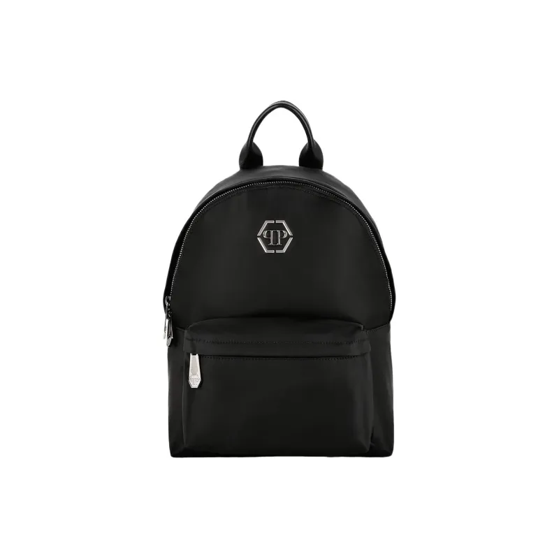 PHILIPP PLEIN Nylon Backpack Regular Unisex Black-0