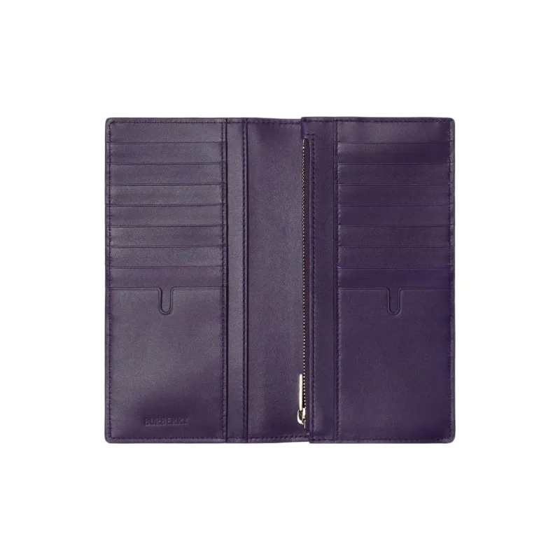 Burberry Calfskin Wallet Regular Men's Royal Purple-2
