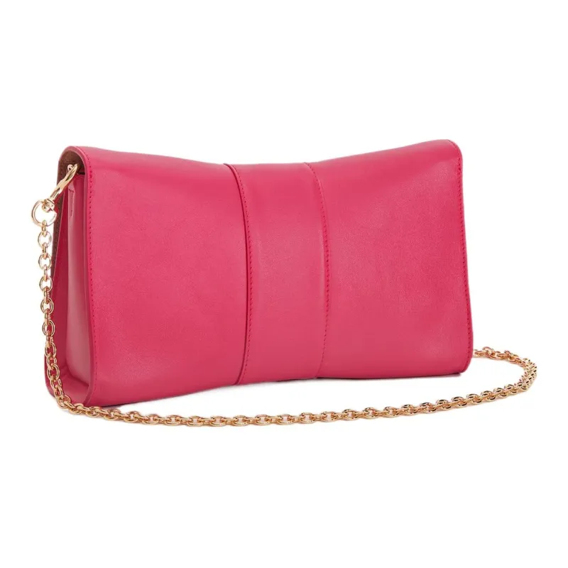 Furla Smooth Calf Leather Crossbody Bag Shoulder Bag Women's Pink-2
