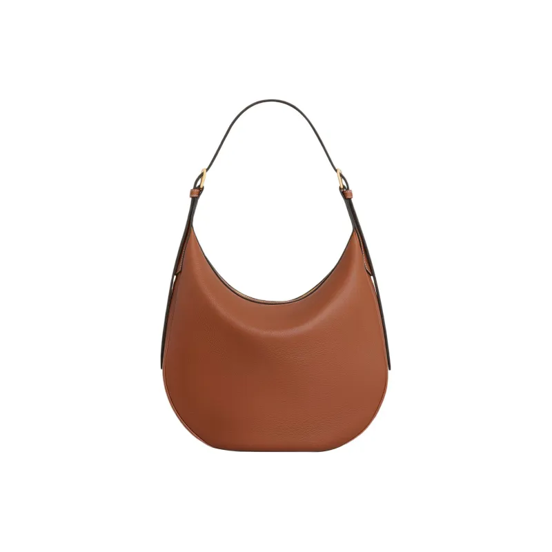 CELINE Soft Calfskin Handbag, Shoulder Bag Women's Brown-1