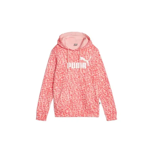 PUMA ESS+ ANIMAL AOP Sweatshirts Women's Pink