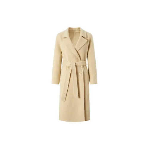 JZ. ANNAKRO Coats Women's Light Yellow