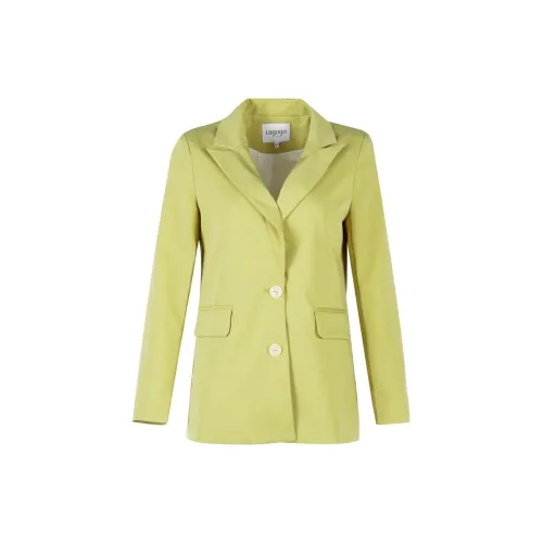 Lagogo Business Suits Women's Mustard Yellow