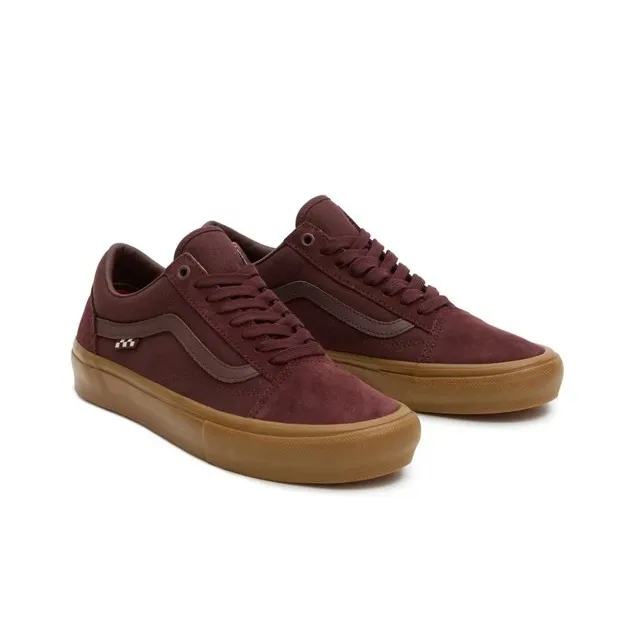 Old Skool Skate Vans 'Dark Red Gum'-2