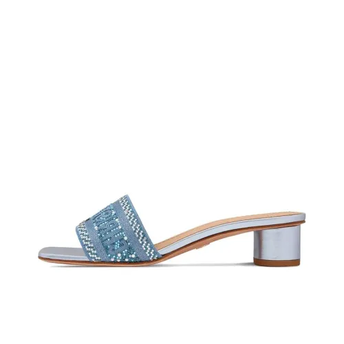 DIOR Dway Stylish Sandal 3.5cm Women's Blue
