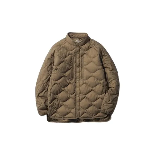 White Mountaineering X UNIQLO Down Jackets Unisex Brown